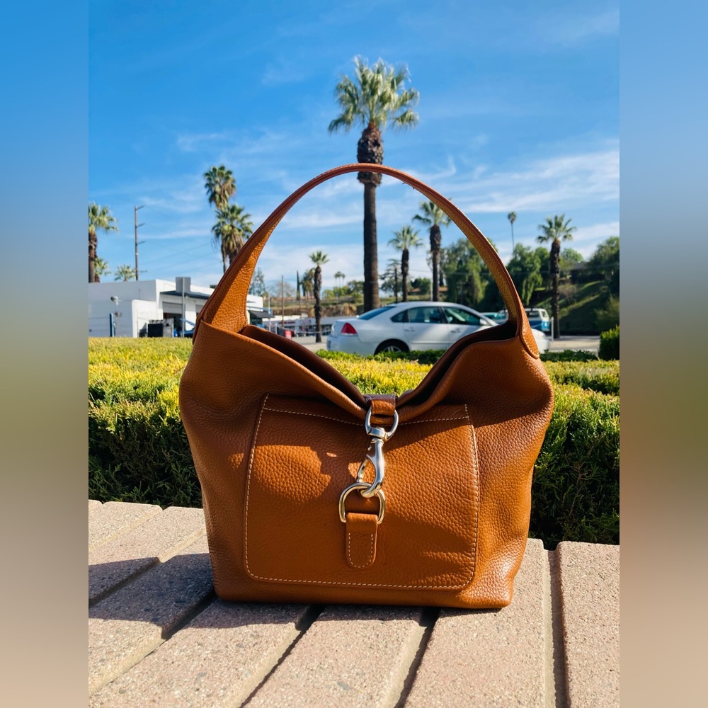 Dooney & Bourke Pebble Leather Shoulder Bag